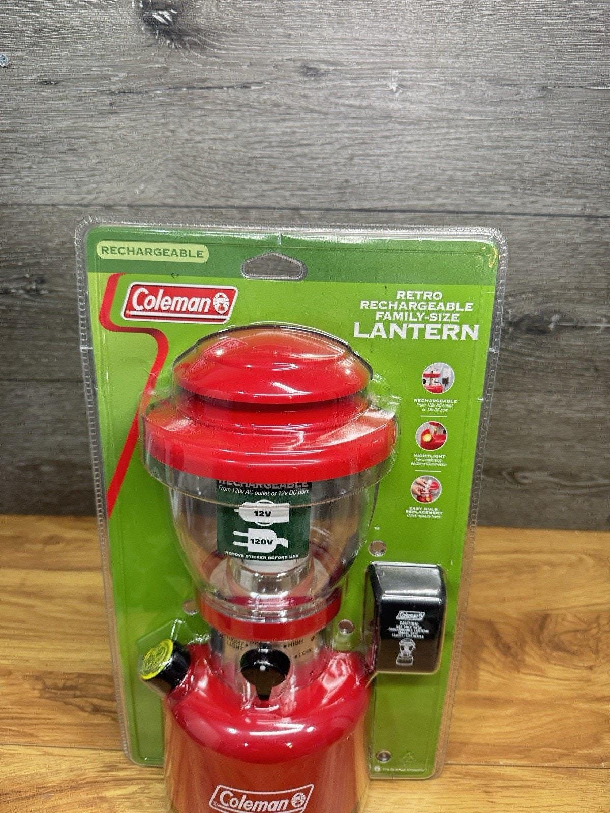 2006 Coleman Retro Rechargeable Full-size Lantern Model 5312-750D