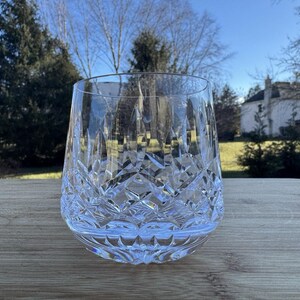 Vaso Roly Poly Waterford Lismore de 9 oz, estilo antiguo, de 3-3/8", juego de 1 pieza