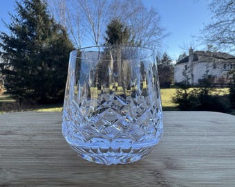 Waterford Lismore 9 oz Roly Poly gobelet en verre à l'ancienne 3-3/8" ~ 1 pièce