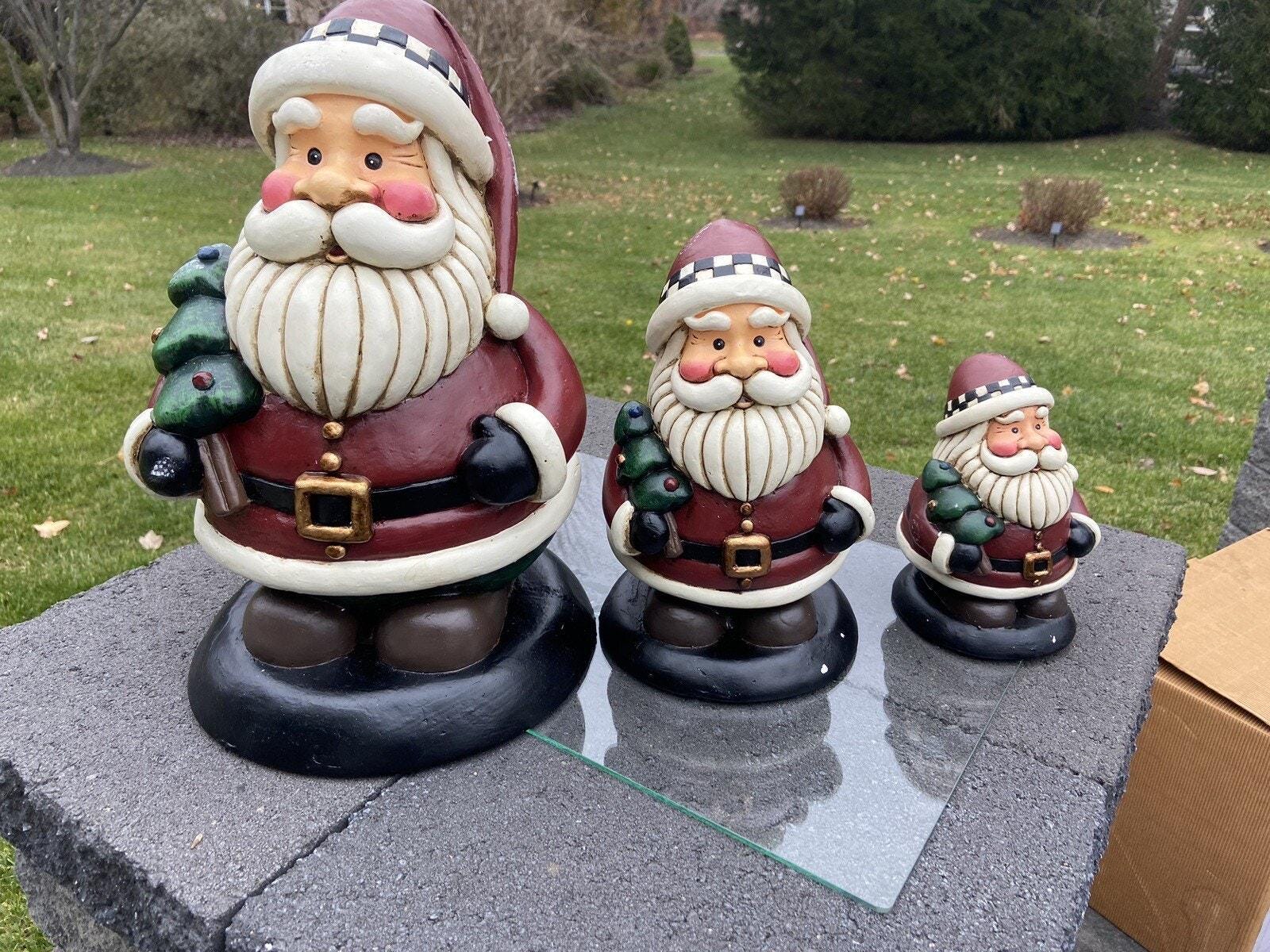 1999 Grandeur Noel Collector's Series Vintage Christmas 3 Pc Santa