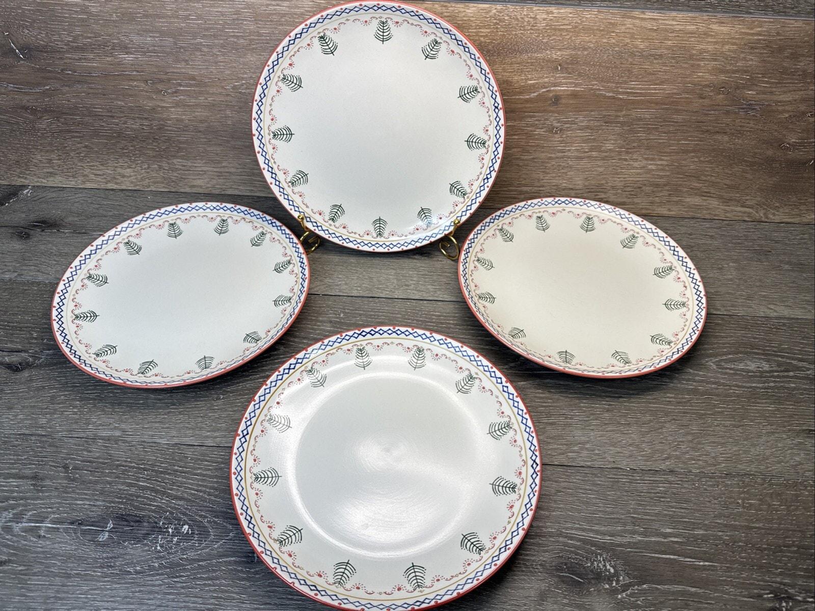 新品 ウエストエルム チャージャー プレート 4枚 シルバー ピューター