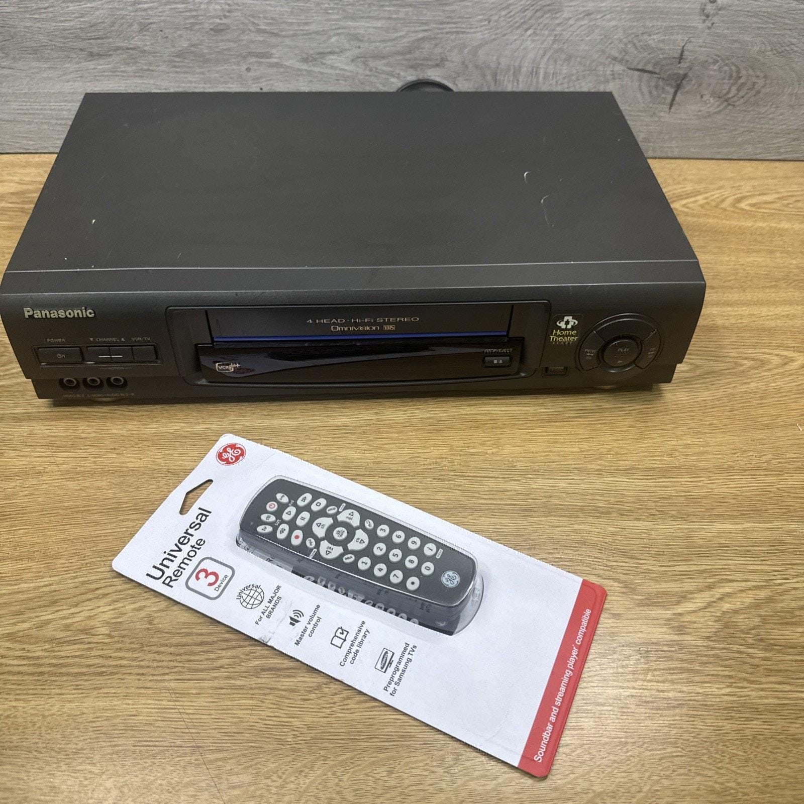 Panasonic PV-V4600 VCR 4 Head Omnivision Blue Line VHS Player~with