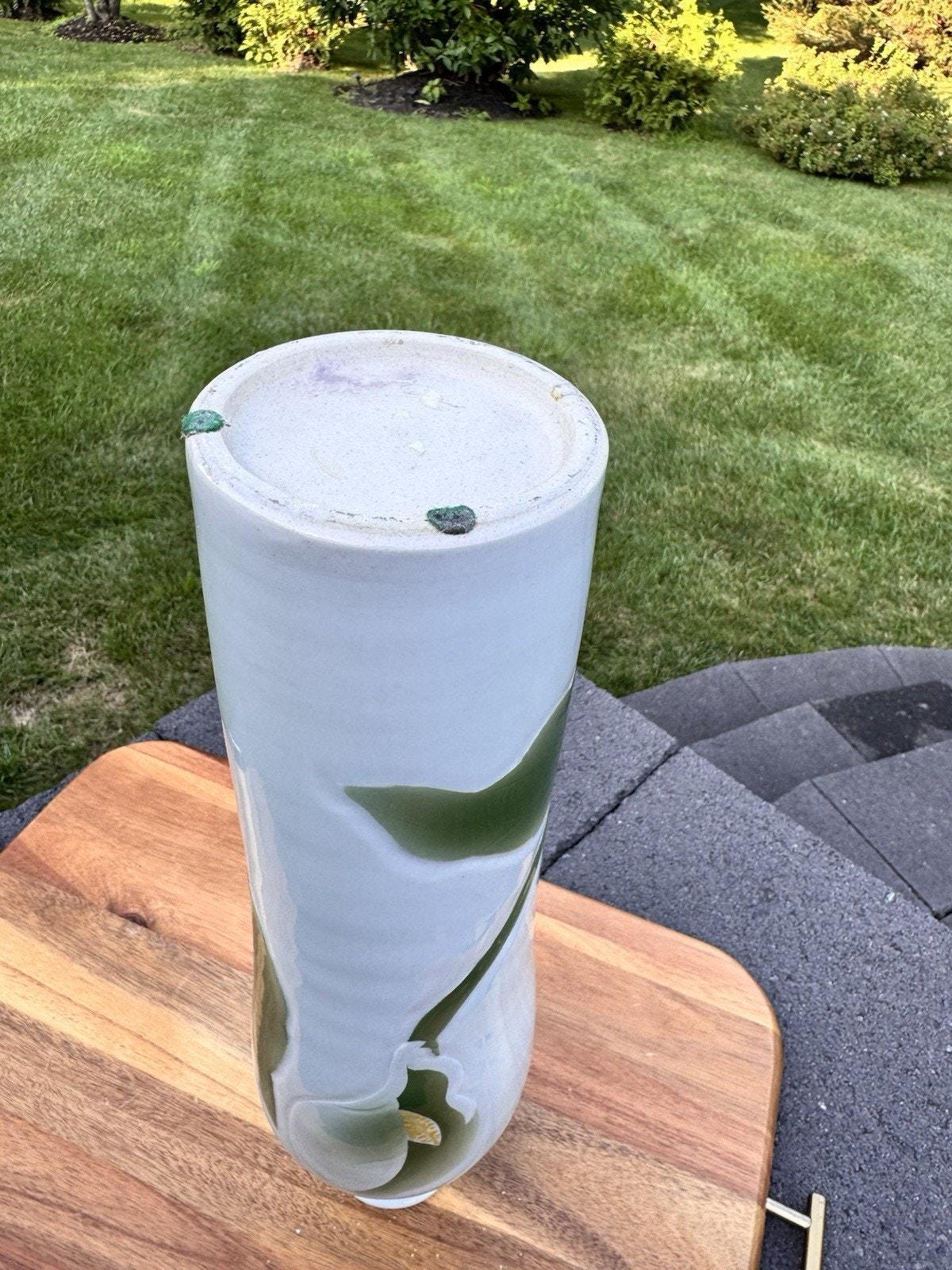 Maitland Smith LTD Vintage Hand Painted Vase 17” Tall - Etsy Hong Kong