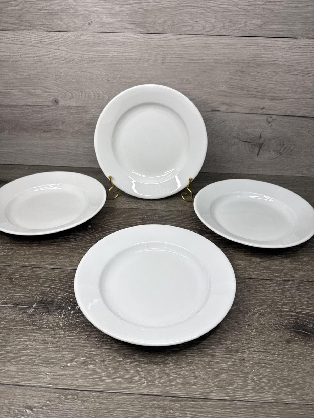 Apilco Porcelain Opera White 9-inch Rimmed Soup, Salad, or Pasta