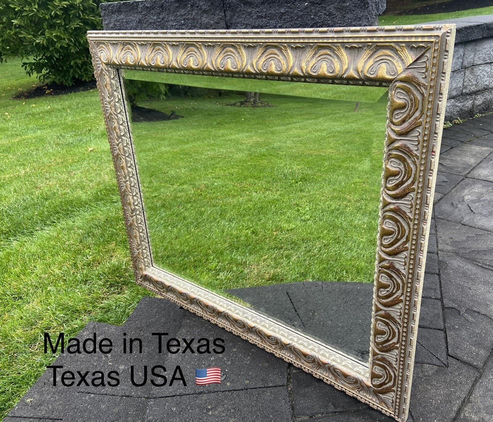 VTG the Bombay Company Rustic Gold Ornate Beveled Hanging Wall