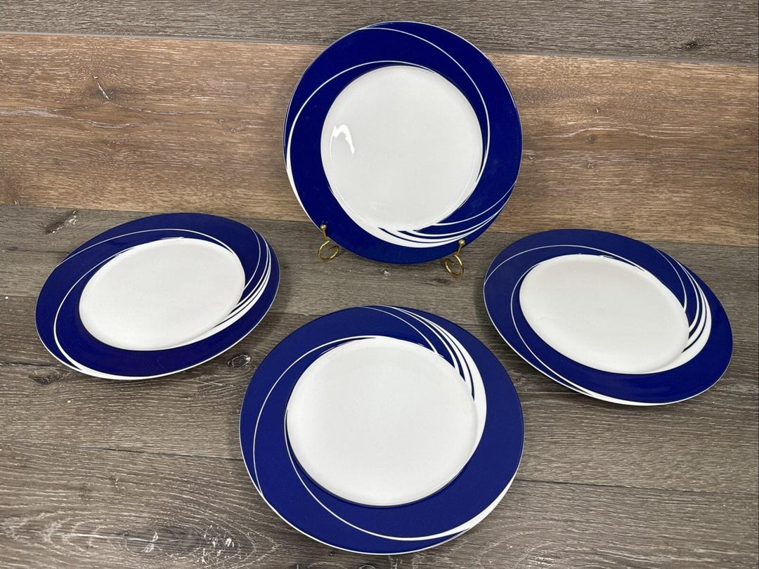 Block Spal Block Spal Portugal Cobalt Pearl Jack Price Dinner Plates 10.5” ~set of ...