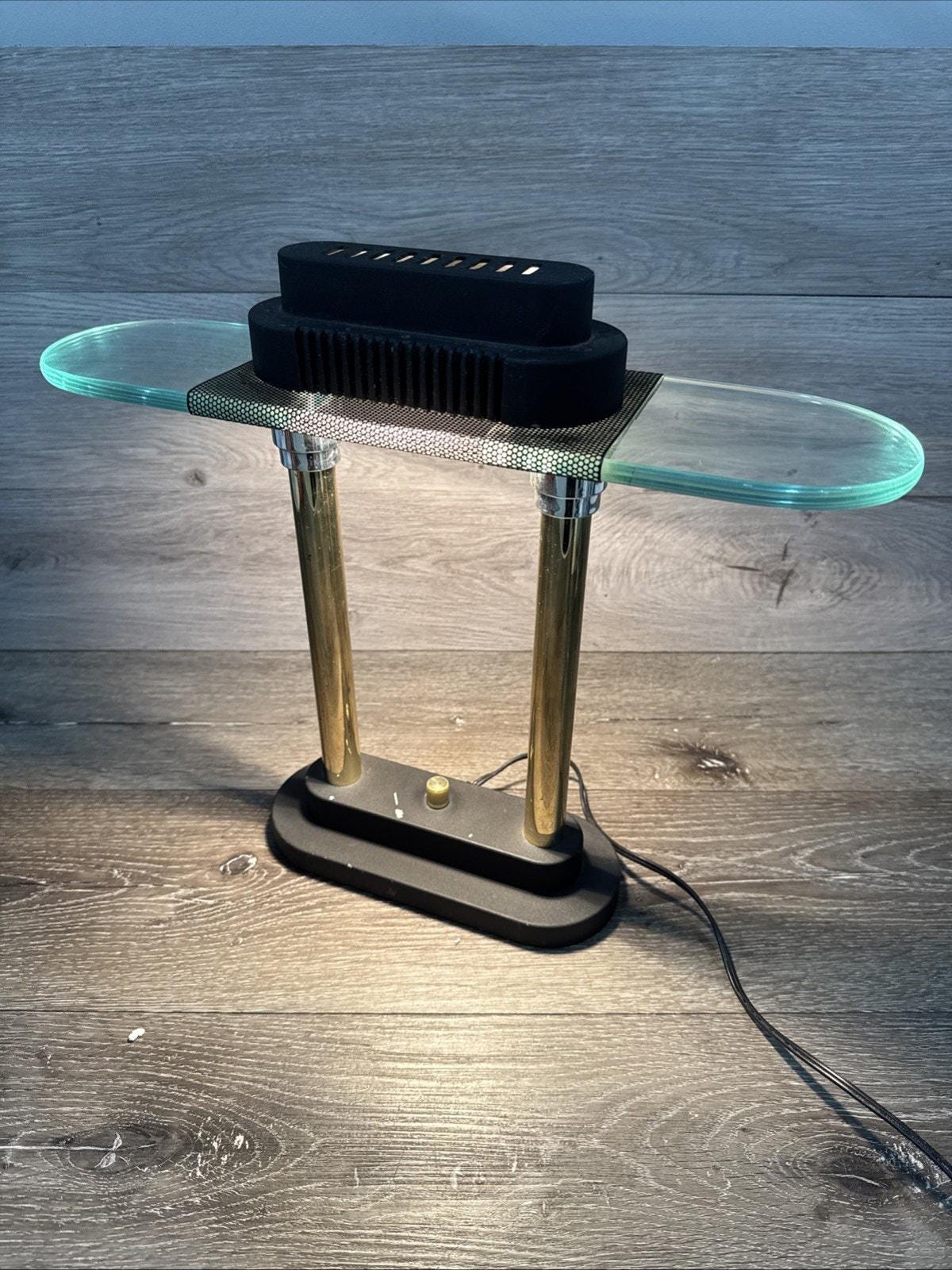 Vintage Robert Sonneman Halogen Desk Bankers Lamp George Kovacs  display picture 1