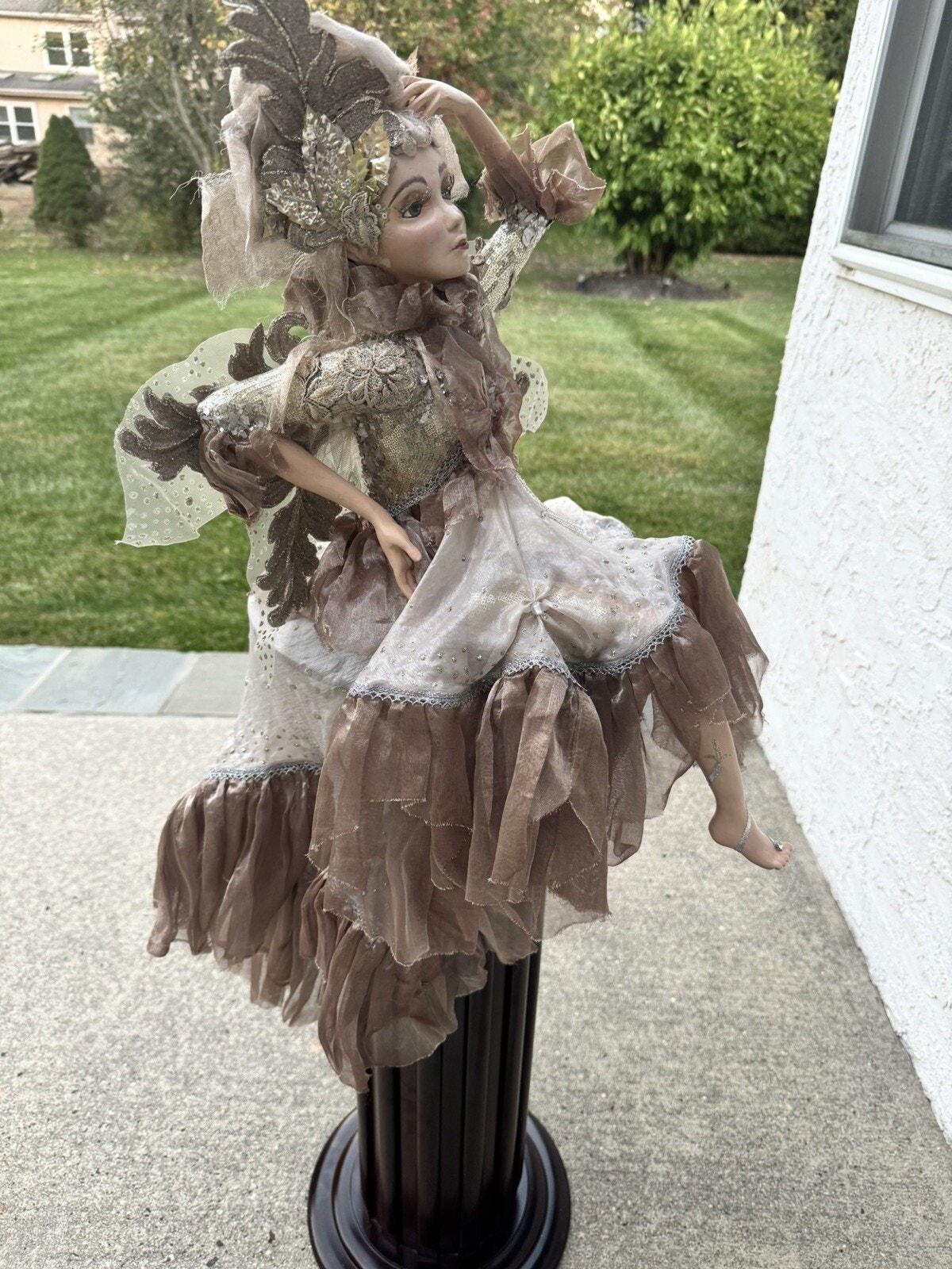 Katherine's Collection Wayne Kleski Sitting Fairy Doll Retired 23
