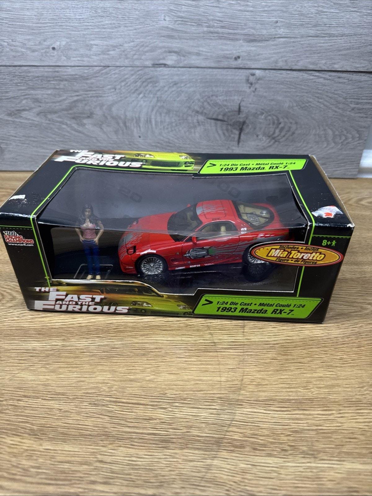 The Fast and the Furious Racing Champions 1993 Mazda RX-7 Mia 