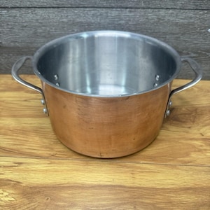 カルファロン トライクラッド銅ステンレススチール 6クォート ストックポット ダッチオーブン 蓋なし