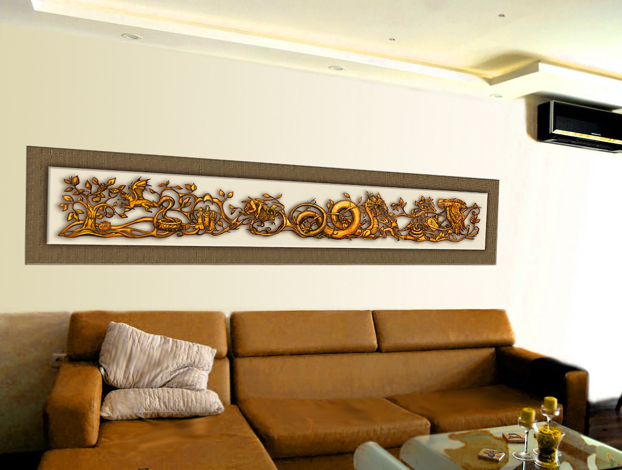 Horizontal on sale wall decor