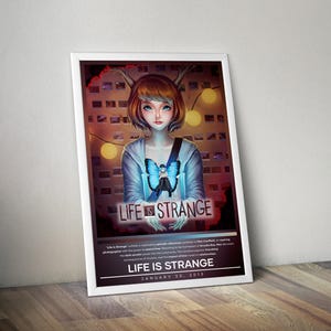 Life Is Strange Poster | Life Is Strange Prints | Gaming Posters | 4 Colors | Video Game Poster | Wall Decor Poster | Large Poster Prints