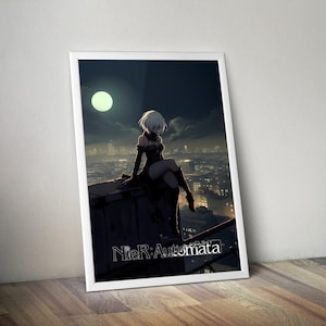 2B | NieR : Automata | Gaming Poster | HD Color | Game Poster | Wall Poster | Printed Poster | Gaming Poster Gift
