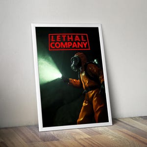 Lethal Company | Lethal Company Poster | Lethal Company Artwork | Gaming Poster | HD Color | Wall Poster | Printed Poster