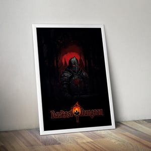 Crusader | Darkest Dungeon Poster | Darkest Dungeon Artwork | Gaming Poster | HD Color | Wall Poster | Printed Poster | Gaming Poster Gift