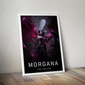 Morgana Poster | League of Legends Poster | Gaming Poster | HD Color | Game Poster | Wall Poster | Printed Poster | Gaming Poster Gift