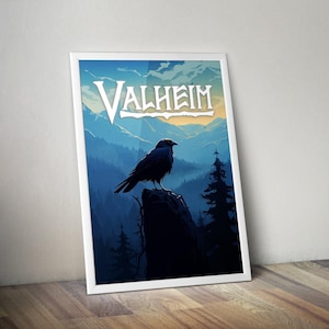 Valheim Poster | Valheim Prints | Gaming Posters | Video Game Posters | Wall Decor Posters | Large Poster Print | Gamer Gifts