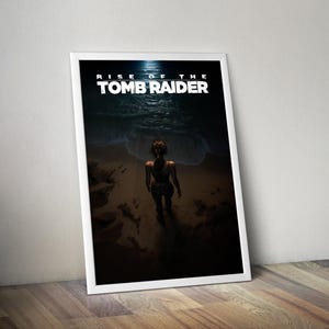 Lara Croft | Tomb Raider Poster | Tomb Raider Artwork | Gaming Poster | HD Color | Wall Poster | Printed Poster | Gaming Poster Gift