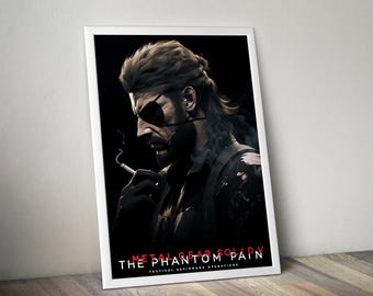 メタルギアソリッド - スネーク＆オタコン 約8x10インチのポスター