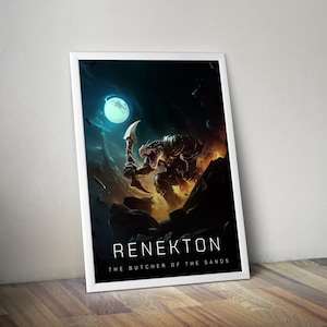 Ren Poster | League of Legends Poster | Gaming Poster | HD Color | Game Poster | Wall Poster | Printed Poster | Gaming Poster Gift