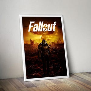 Póster de Fallout / Láminas de Fallout / Pósters de videojuegos / Pósters de decoración de pared / Impresión de póster grande / Regalos para gamers