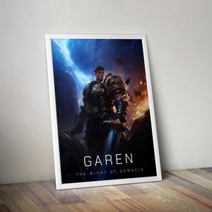 Garen Poster | League of Legends Poster | Gaming Poster | HD Color | Game Poster | Wall Poster | Printed Poster | Gaming Poster Gift