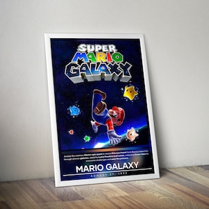 スーパーマリオギャラクシー　B2サイズのポスター ダミージャケット スーパーマリオギャラクシー B2サイズのポスター ダミー