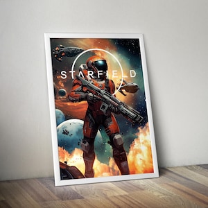 Starfield | Starfield Poster | Starfield Artwork | Gaming Poster | HD Color | Wall Poster | Printed Poster | Gaming Poster