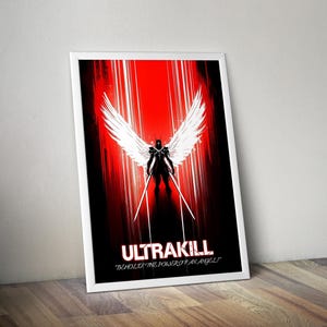 Gabriel | Ultrakill | Ultrakill Poster | Ultrakill Artwork | Gaming Poster | HD Color | Wall Poster | Printed Poster | Gaming Poster
