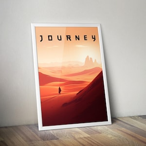 Journey Poster | Journey Artwork | Journey | Gaming Poster | HD Color | Wall Poster | Printed Poster | Gaming Poster Gift