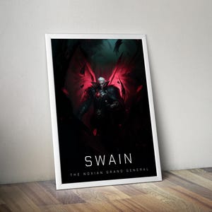 Swain Poster | League of Legends Poster | Gaming Poster | HD Color | Game Poster | Wall Poster | Printed Poster | Gaming Poster Gift