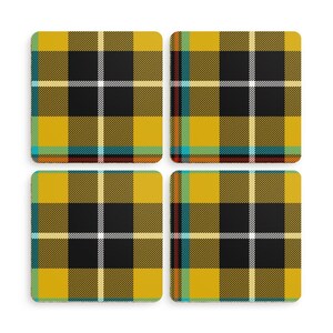 Pack of 4 Cornish Tartan Coasters