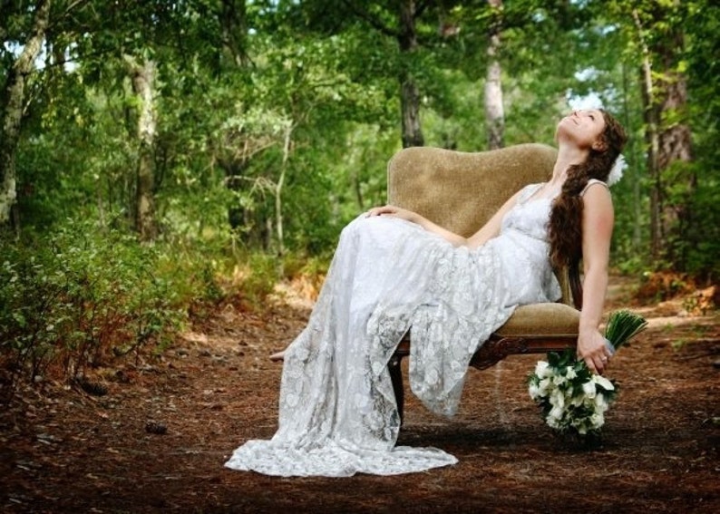 Custom Wedding Gown in Lace image 1