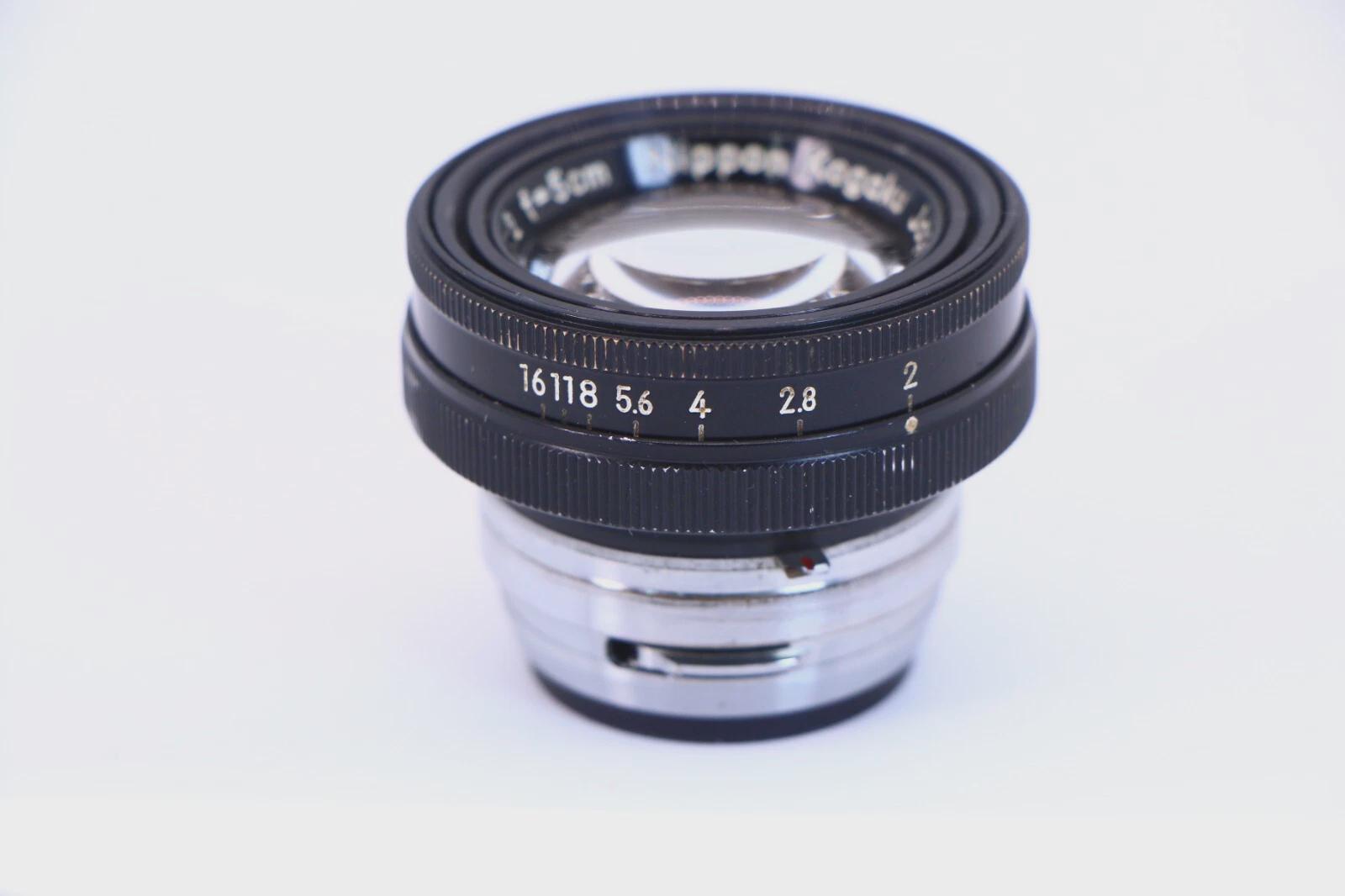 Nikon S2 / NIKKOR-H 5cm F2 黒 Rare ALL BLACK NIKKOR-H 5cm F2 50MM Nippon Kogaku NIKON S S2