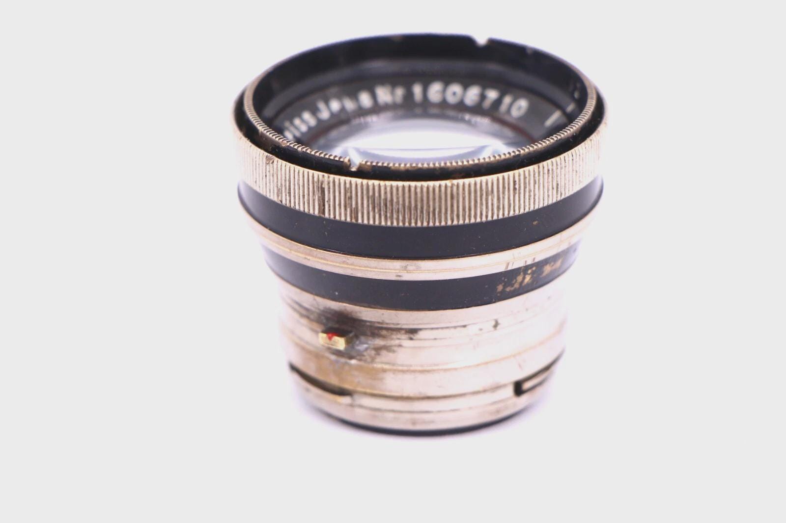 Early 1934 Black/nickel Carl Zeiss Jena Sonnar 5cm F/2 Lens for