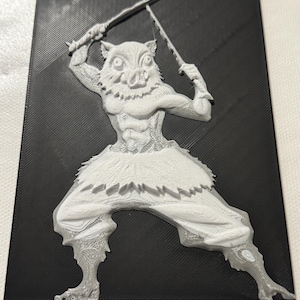 Inosuke Demon Slayer 3D Art
