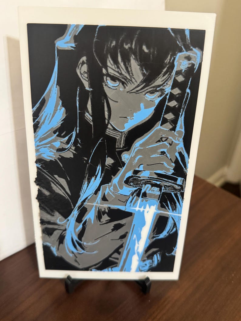 Muichiro Tokito Mist Hashira Demon Slayer 3D Print Art - Etsy