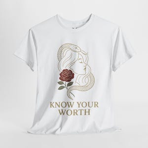 Empowered Woman Line Art Shirt: Feminist Graphic Tee