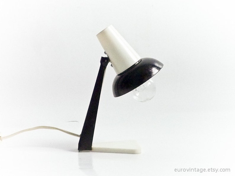Blanc Chevet Chambre Lampe Petite Des Années De Design 70 Noiramp; Vintage Lumière QhrxdBtsC