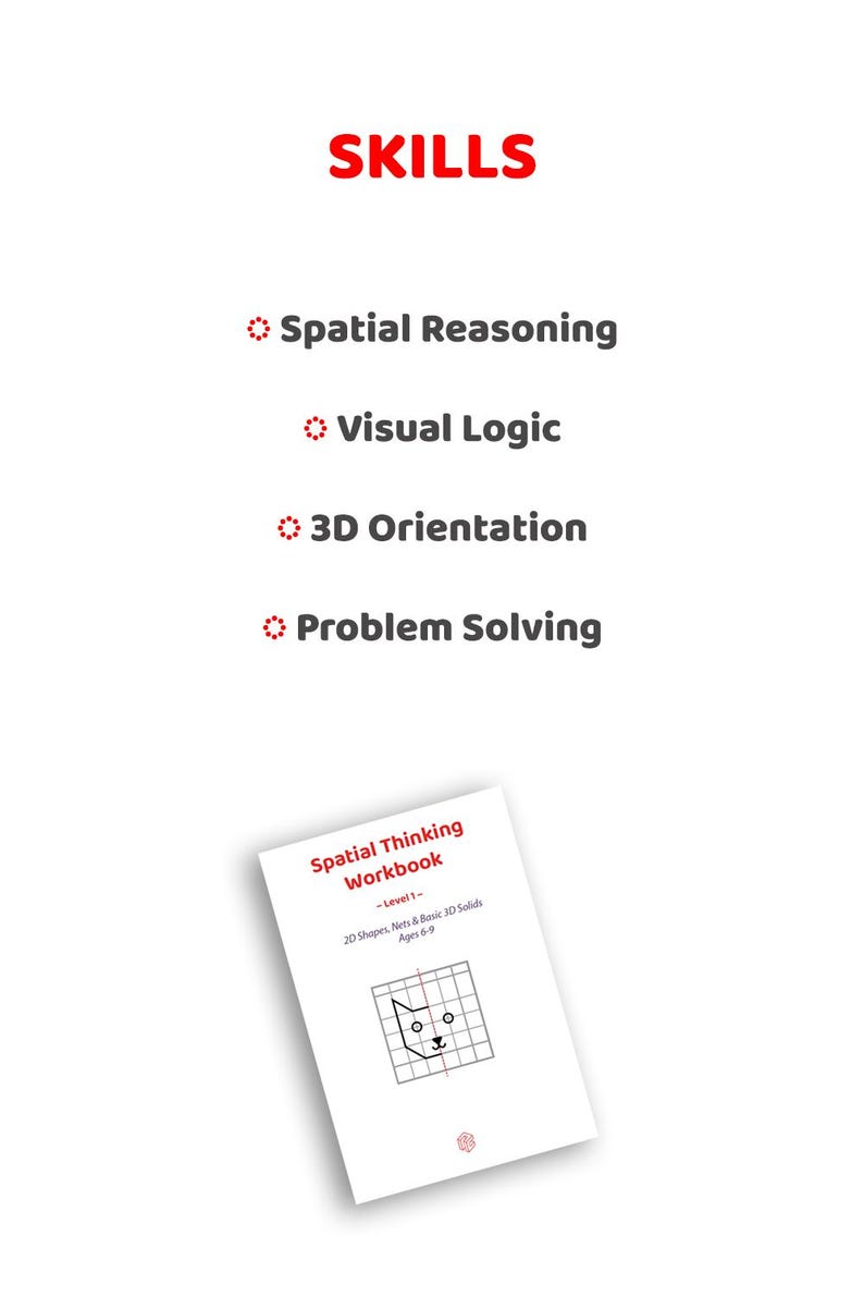 Spatial Thinking Workbook – Printable PDF Activity Pack - Etsy