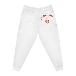 Rebellion Athletic Joggers, Track Pants, Sports Sweatpants, Urban Streetwear, Lounge Wear Bottoms