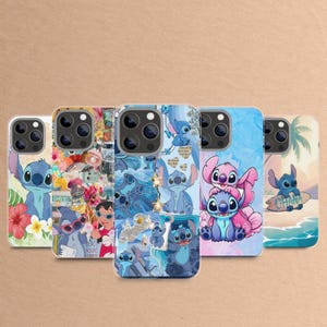 Stitch Phone Case – Lilo and Stitch Aesthetic Cover for iPhone 16 15 14 13 12 11 Pro Max, Samsung S25 S24 S23 S22 Ultra, Pixel 9 8 TPU Gel