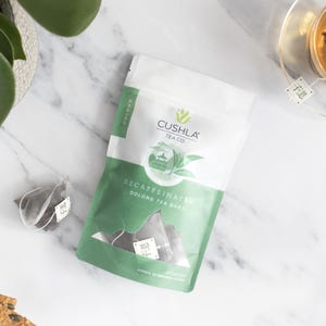 Decaf Oolong-Tee - Vollmundiger entkoffeinierter Wulong-Blatt oder Teebeutel aus Taiwan