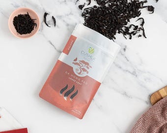 Da Hong Pao Wuyi Rock Oolong Tea: Roasted Chinese Loose Leaf & Teabags