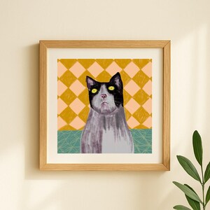 Gato de Pari imprimible digital personalizado