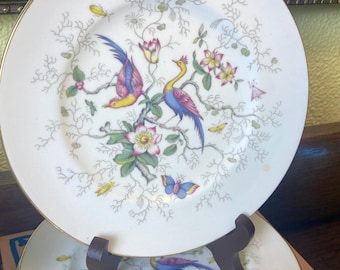 Vintage Coalport Paradise Bread Plates - Set of 4, Bone China