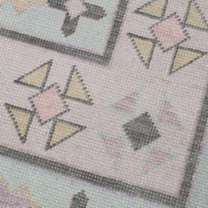 Exquisite Blue Modern Oushak Turkish Knot Handmade Knotted Woolen Area Rug For Bedroom Livingroom Office Oriental Rug