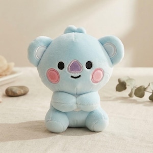 BT21 Mini Plush Keychain Cute Character Bag Charm Kawaii Soft Stuffed Toy Gift