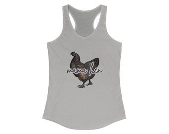 Women's Mama Hen Racerback Tank