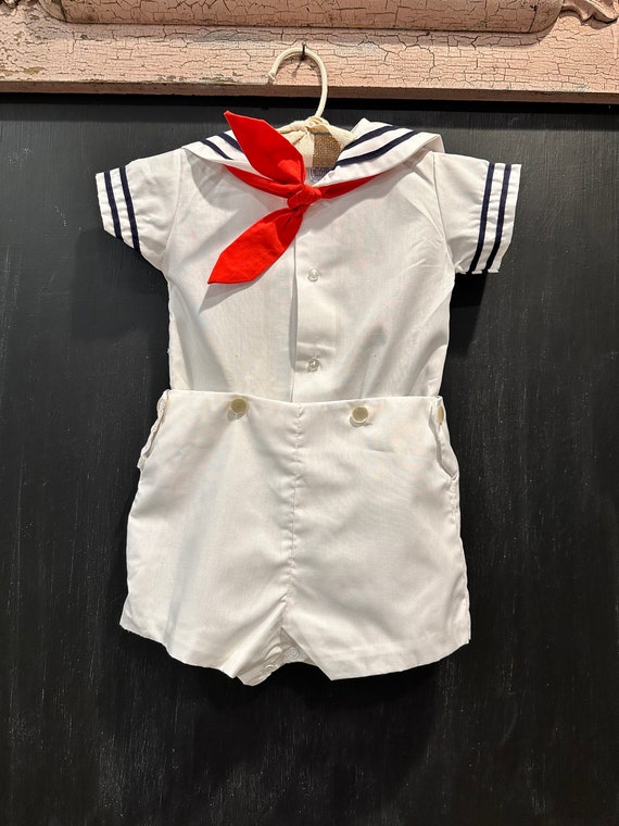 Vintage 1960’s Toddler Boy  Sailor Suit / Vintage… - image 3